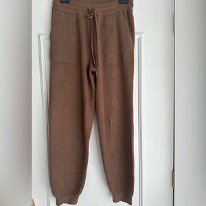 Splendid Cora Sweater Joggers drawstring S set available with xs or s 1/4 zip